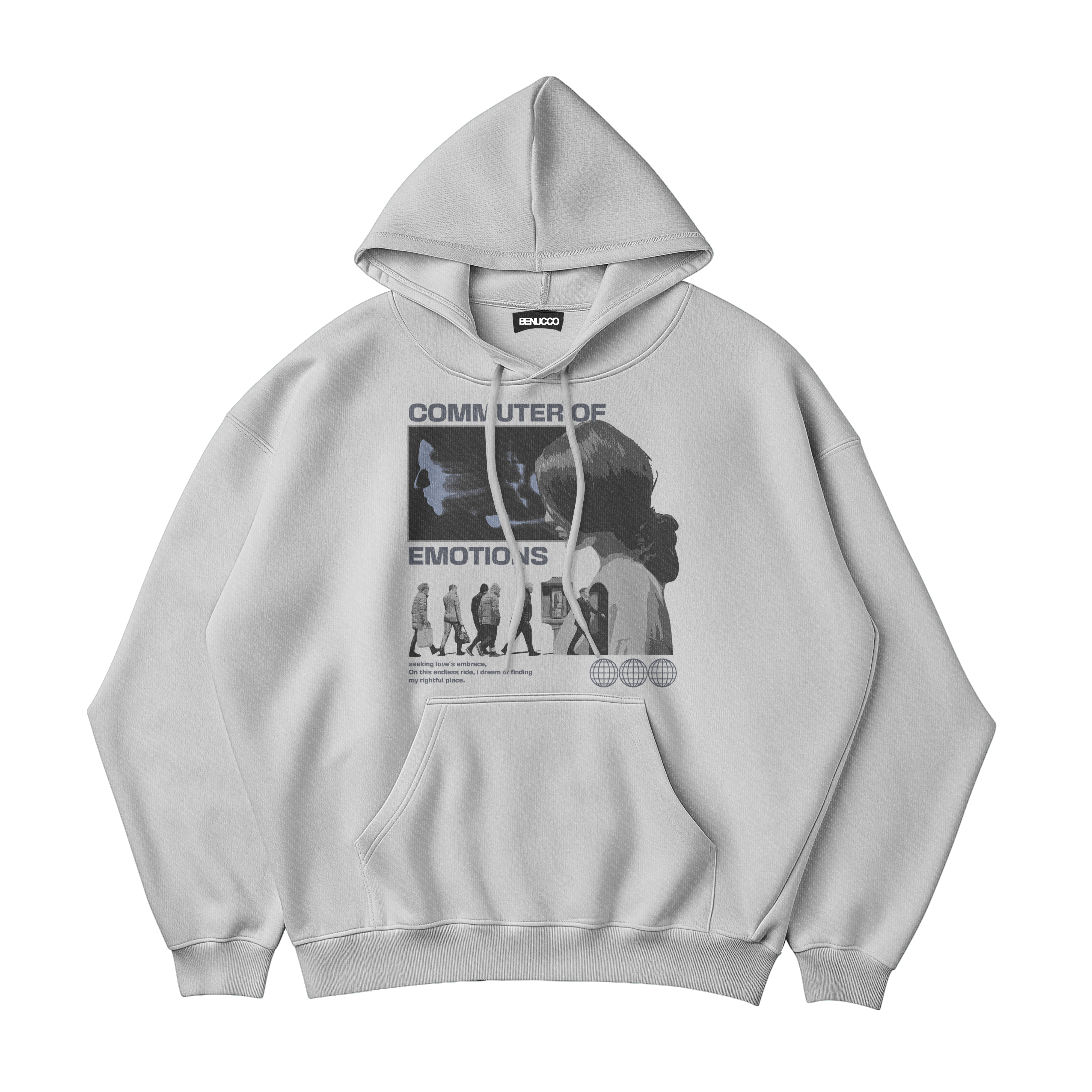 Emotıons Oversize Hoodie