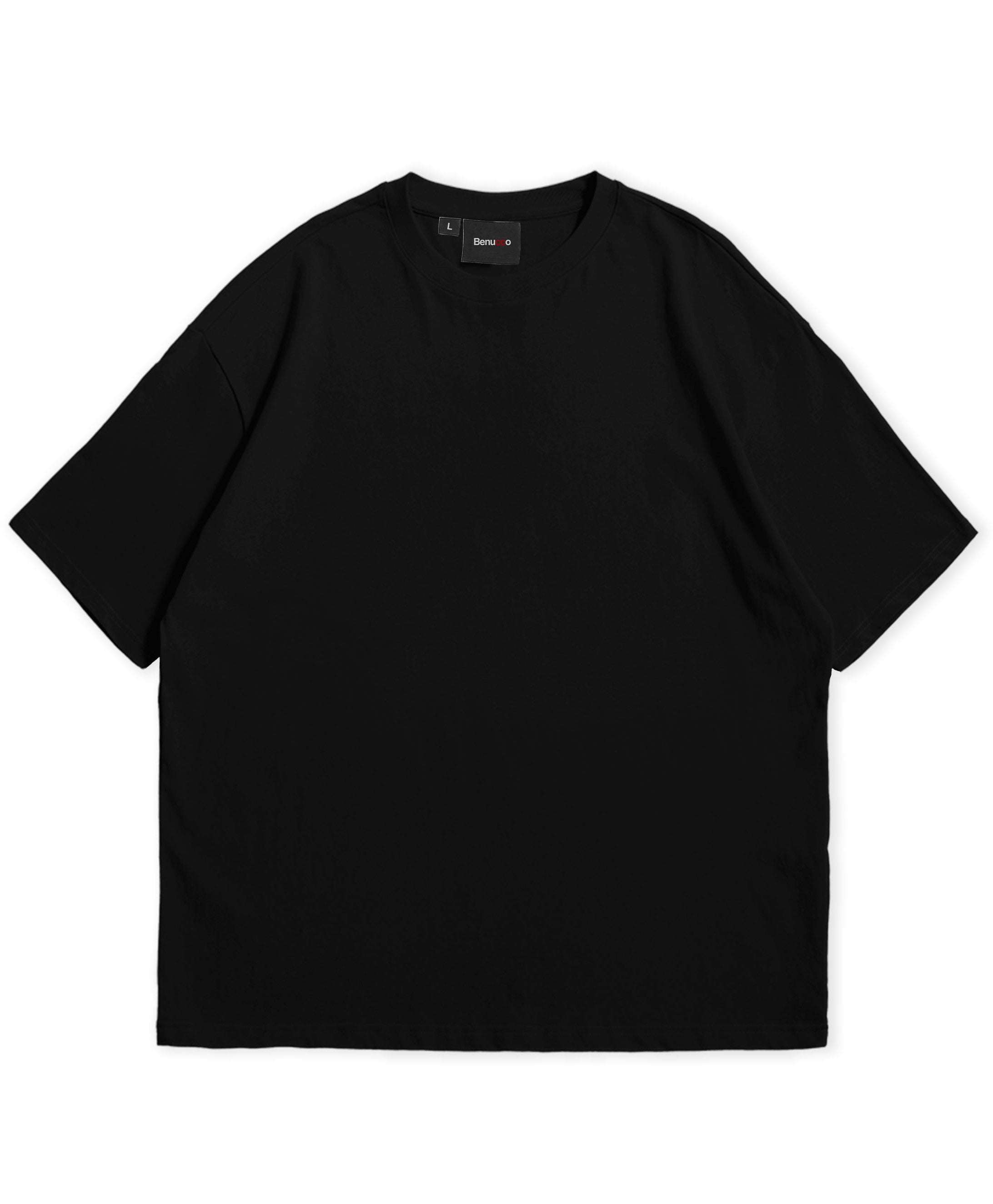 Siyah Basic Oversize T-shirt