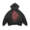 Fragmented Visual Oversize Hoodie