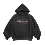 Fragmented Visual Oversize Hoodie