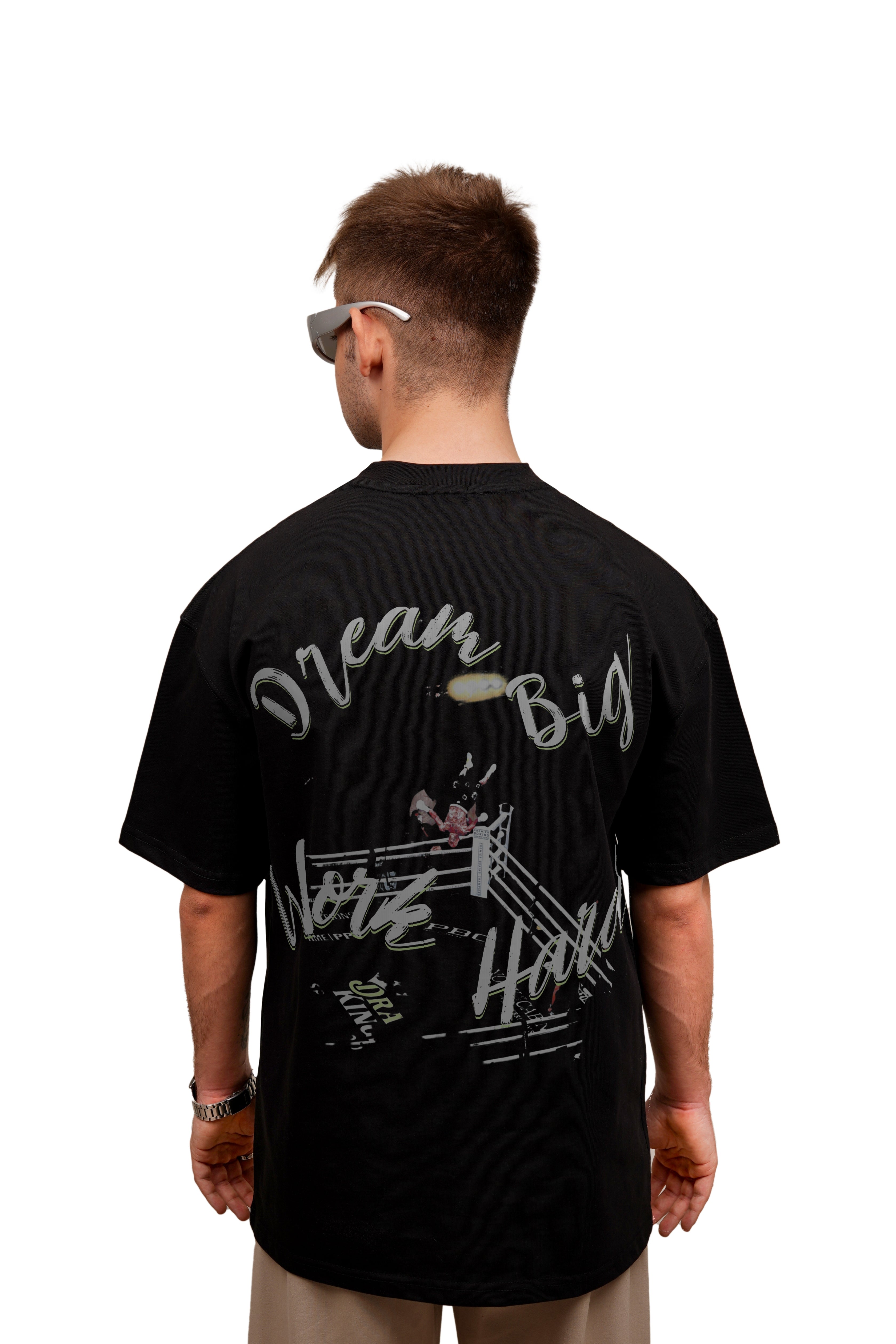 Dream Big Work Hard Oversize T-shirt