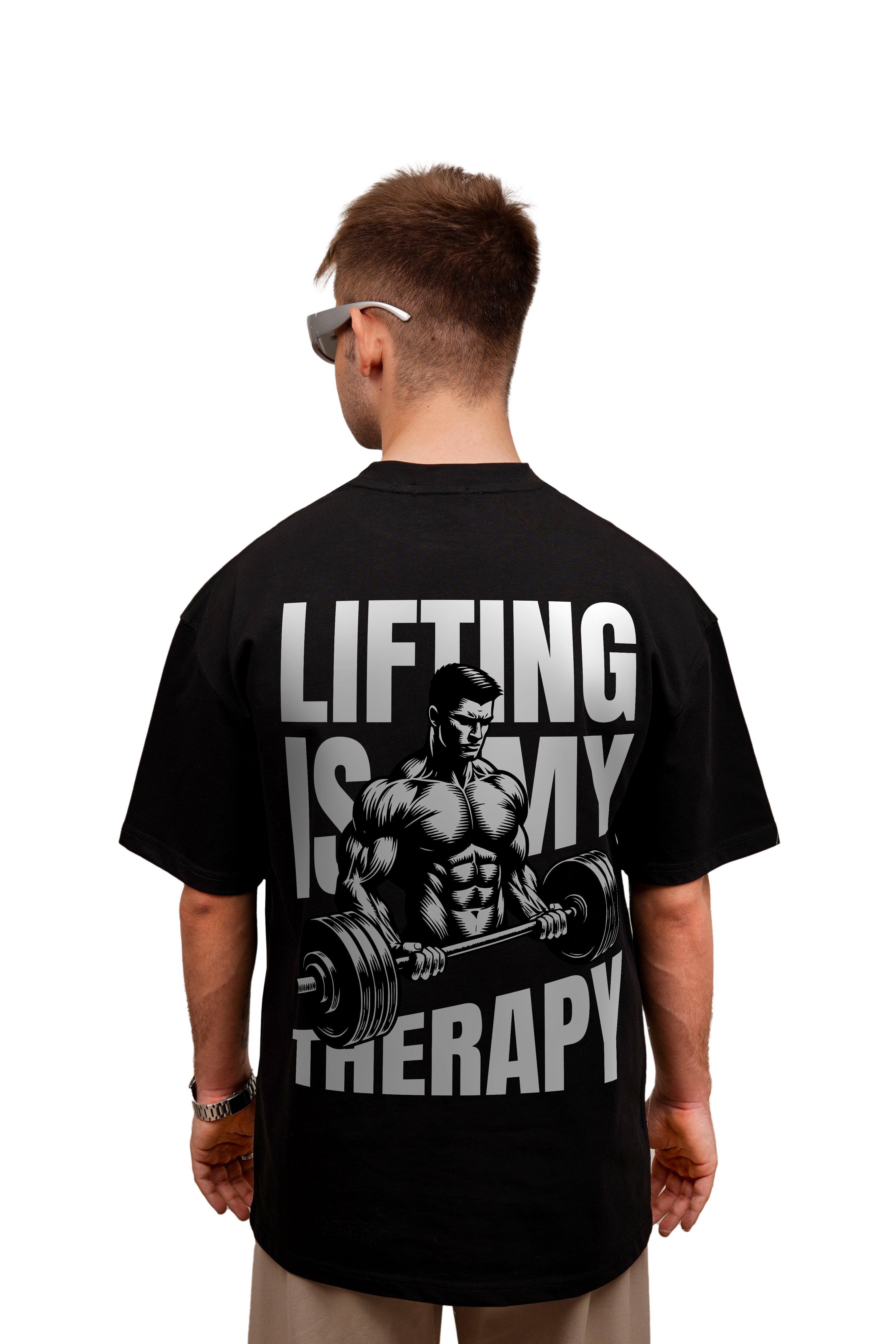 Lifting is My Therapy Oversize T-shirt