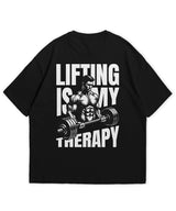 Lifting is My Therapy Oversize T-shirt